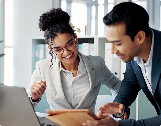 Group of people in a small room