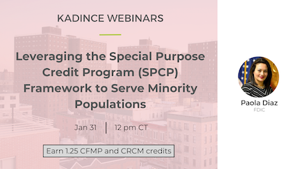 Leveraging the Special Purpose Credit Program (SPCP) Framework to Serve Minority Populations 