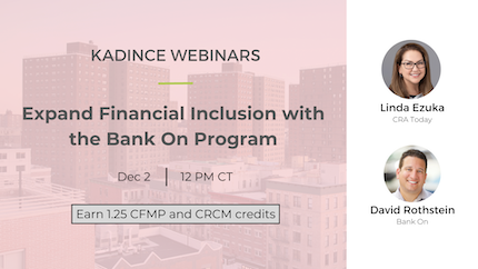 Expand Financial Inclusion with the Bank On Program